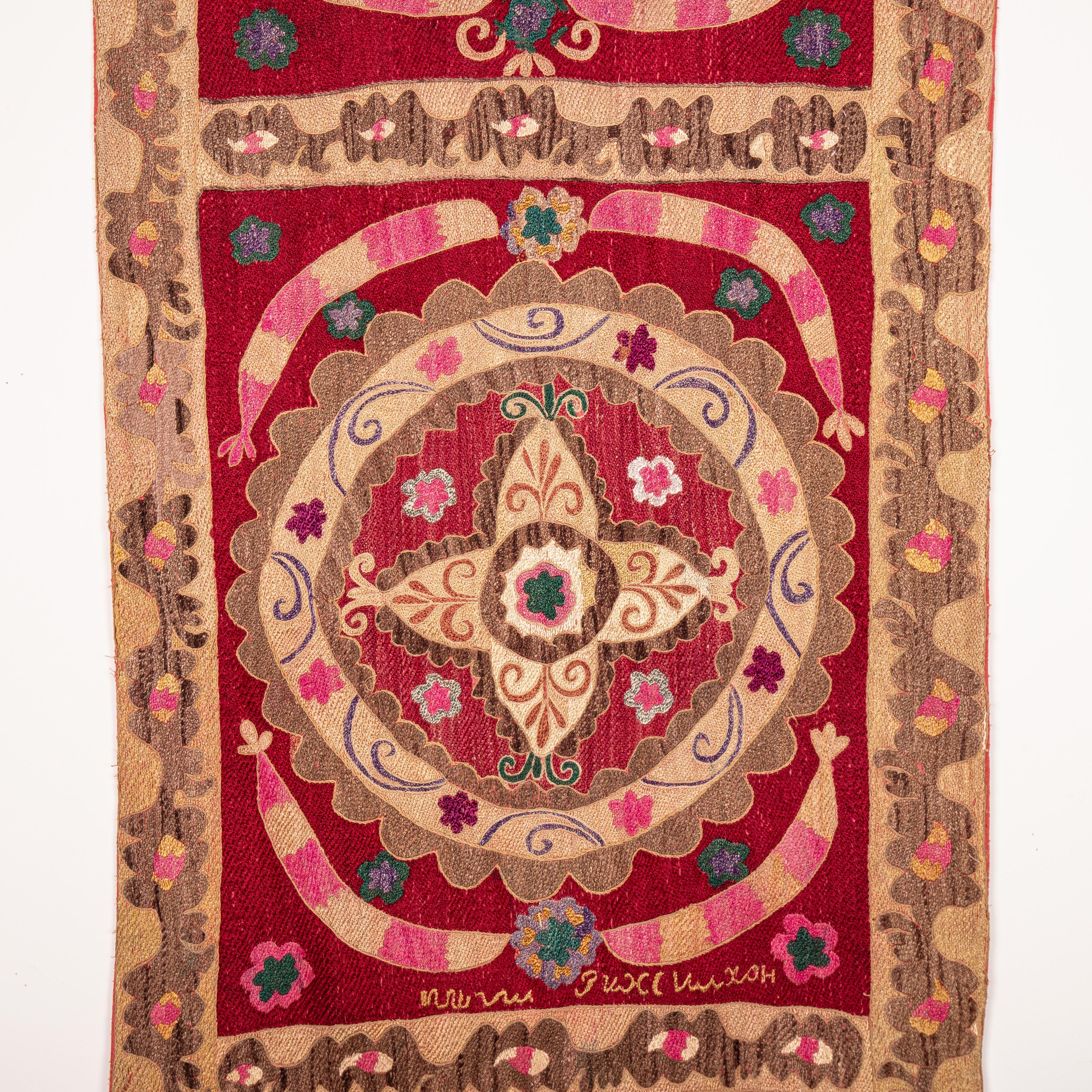 20th Century Overall Embroidered Suzani from Tashkent, Uzbekistan, 1930s For Sale
