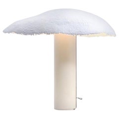 Overcast Dimmable Table Lamp, Calen Knauf, Off White, Handmade Pulp Paper Mache