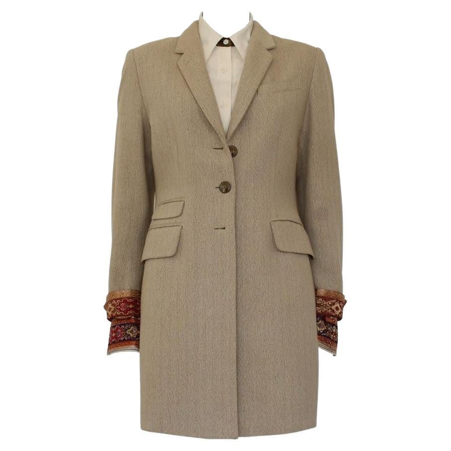 Barbara Bui Overcoat and shirt suit size 42 For Sale