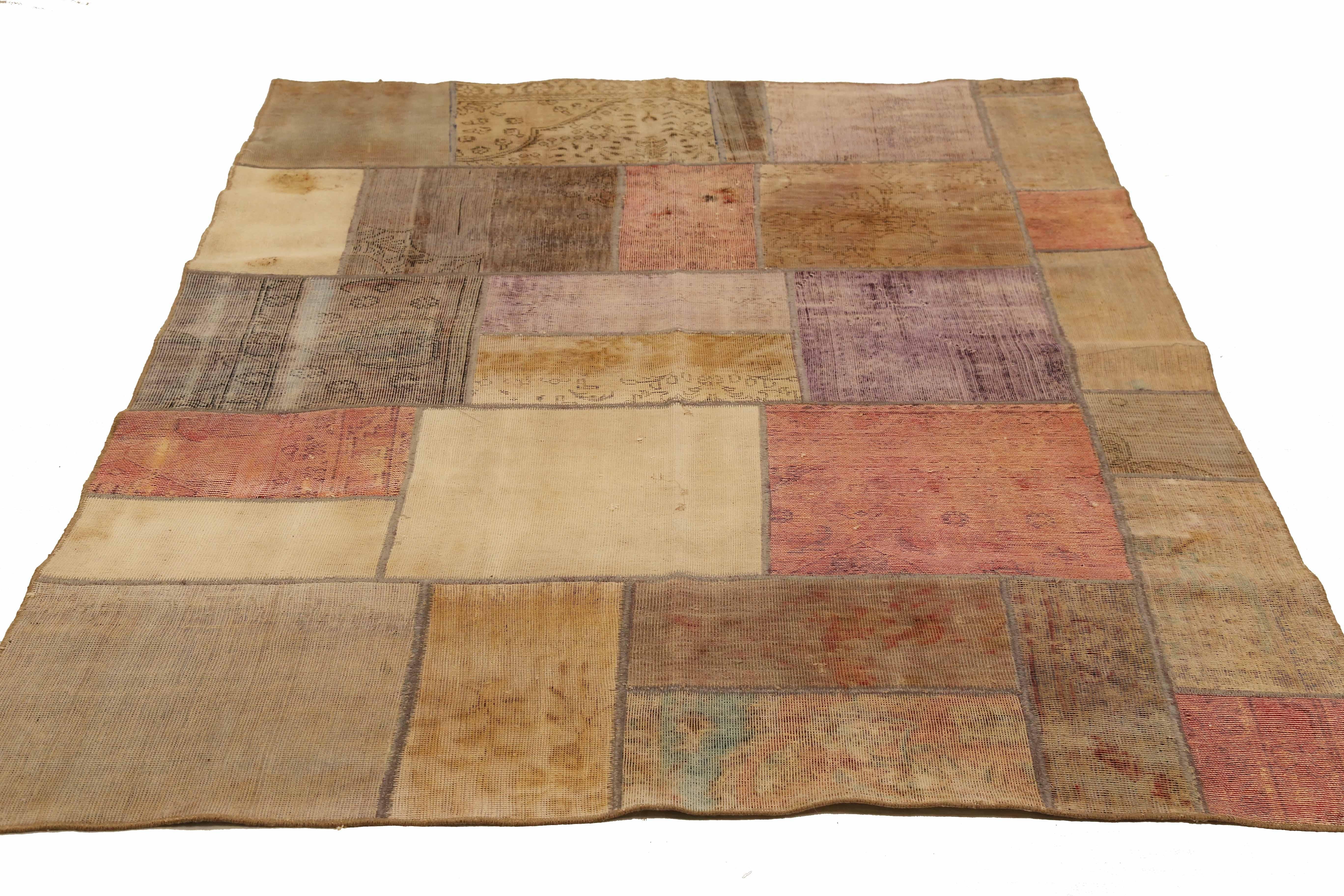 Contemporary handmade Persian area rug from high-quality sheep’s wool and colored with eco-friendly vegetable dyes that are proven safe for humans and pets alike. It’s a unique piece made of contemporary rugs with different design patterns and