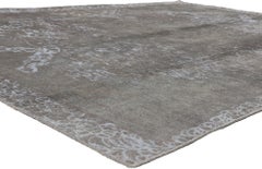 Vintage Turkish Overdyed Rug, Relaxed Refinement Meets Luxe Utilitarian Appeal
