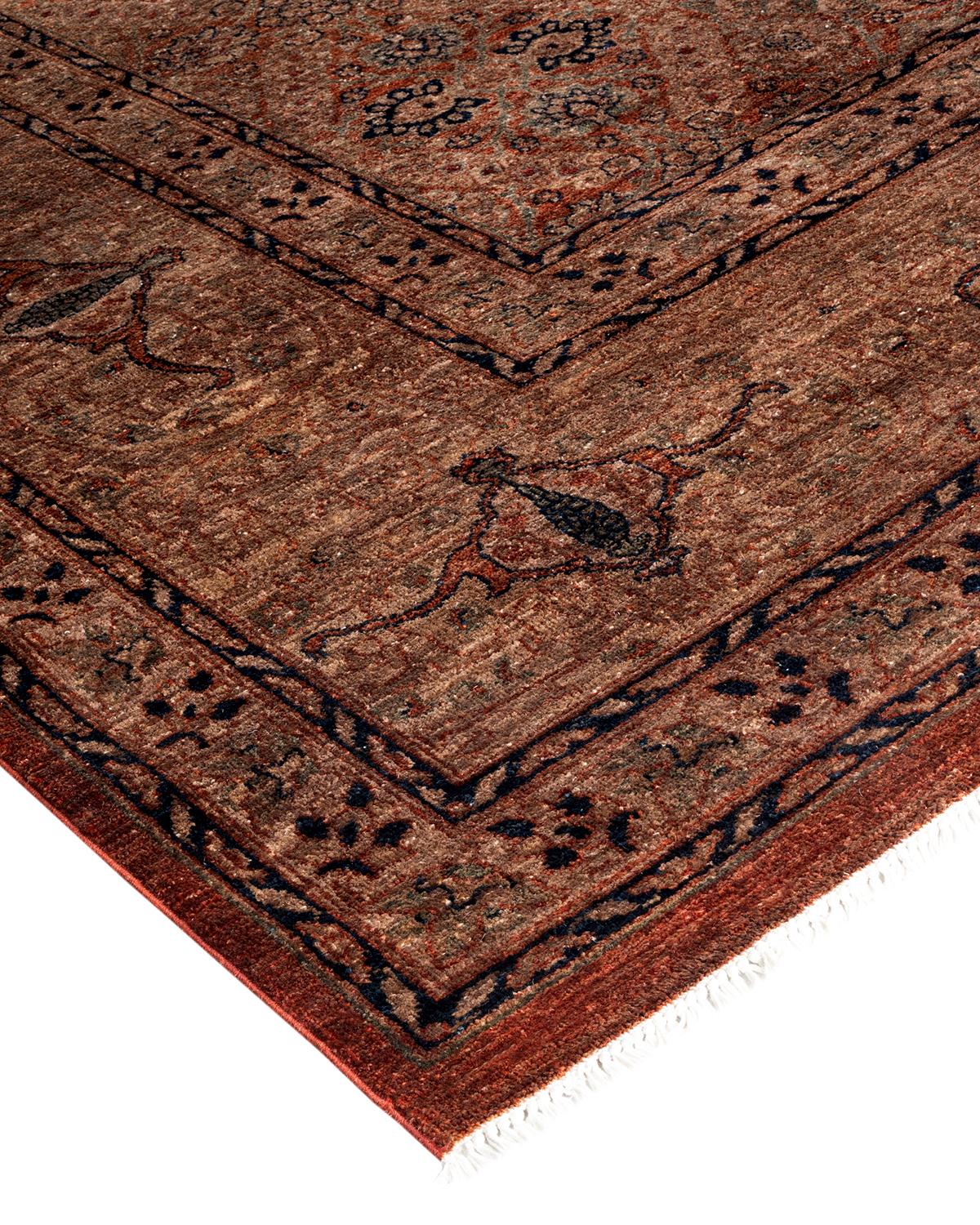 I tappeti Vibrance rappresentano il classico con un tocco di classe: motivi tradizionali sovratinti con colori brillanti. Ogni tappeto annodato a mano viene lavato con una tintura botanica naturale al 100% che rivela le sfumature nascoste nei