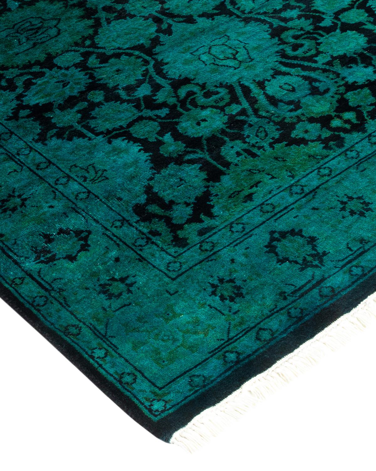 Vibrance rugs epitomize classic with a twist: traditional patterns overdyed in brilliant color. Each hand-knotted rug is washed in a 100% natural botanical dye that reveals hidden nuances in the designs. These are rugs that transcend trends, and