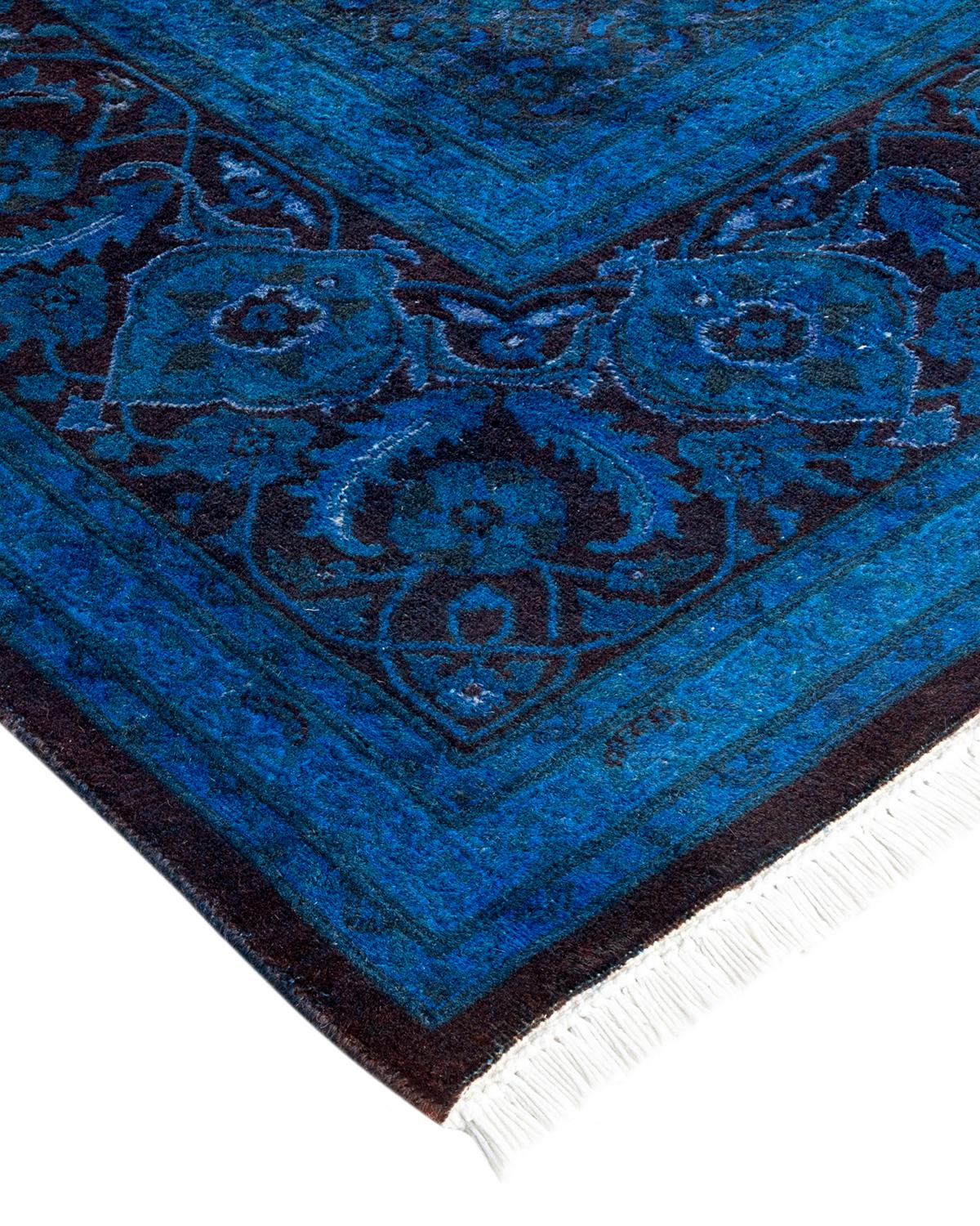 Vibrance rugs epitomize classic with a twist: traditional patterns overdyed in brilliant color. Each hand-knotted rug is washed in a 100% natural botanical dye that reveals hidden nuances in the designs. These are rugs that transcend trends, and