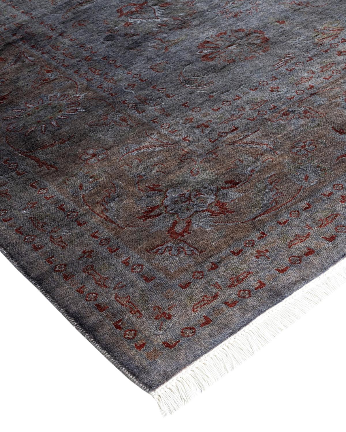 Vibrance rugs epitomize classic with a twist: traditional patterns overdyed in brilliant color. Each hand-knotted rug is washed in a 100% natural botanical dye that reveals hidden nuances in the designs. These are rugs that transcend trends, and