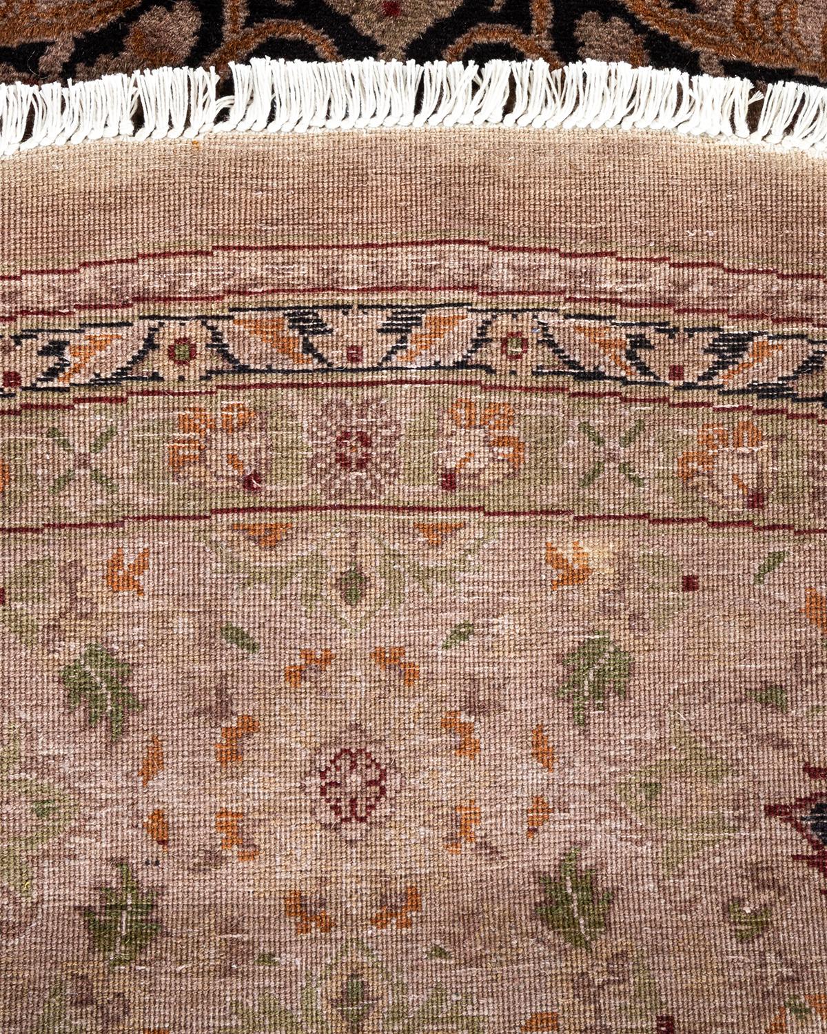 XXIe siècle et contemporain Tapis Overdyed en laine grise nouée à la main en vente