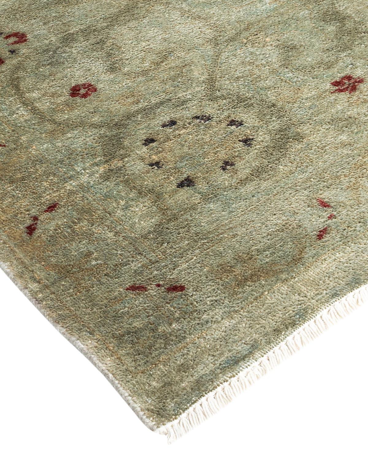 Vibrance rugs epitomize classic with a twist: traditional patterns overdyed in brilliant color. Each hand-knotted rug is washed in a 100% natural botanical dye that reveals hidden nuances in the designs. These are rugs that transcend trends, and