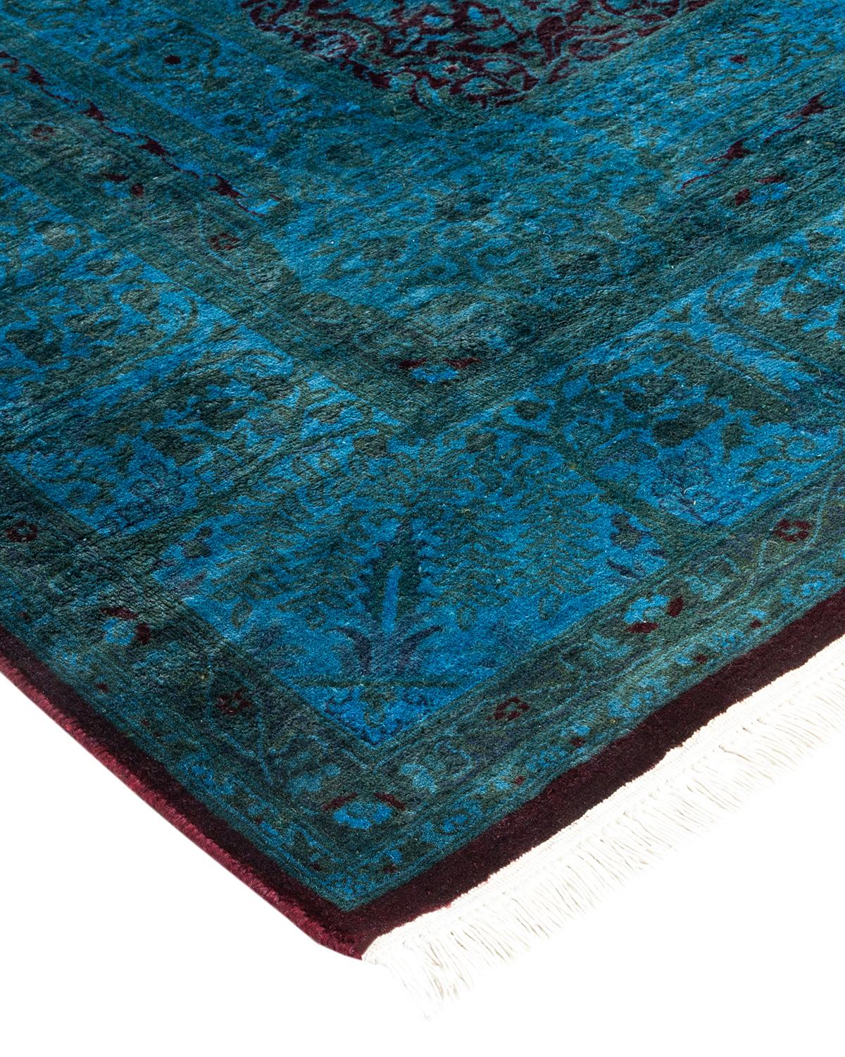 Vibrance rugs epitomize classic with a twist: traditional patterns overdyed in brilliant color. Each hand-knotted rug is washed in a 100% natural botanical dye that reveals hidden nuances in the designs. These are rugs that transcend trends, and
