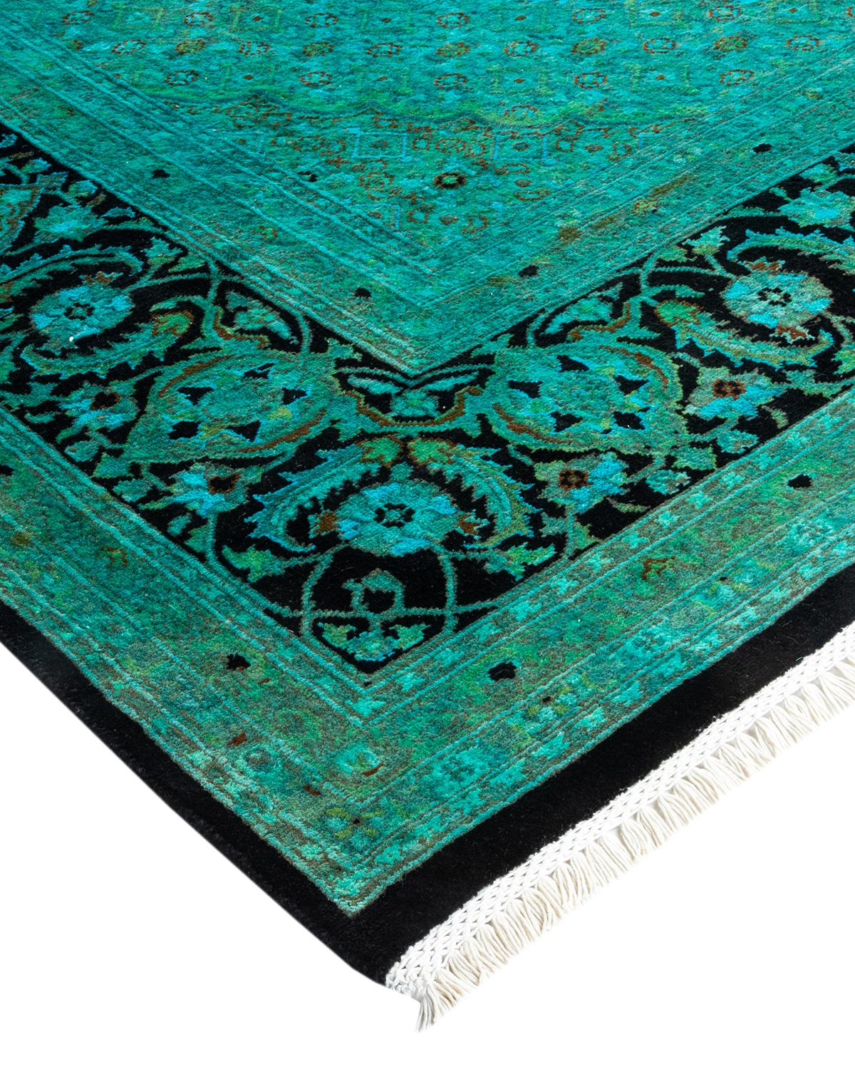 Vibrance rugs epitomize classic with a twist: traditional patterns overdyed in brilliant color. Each hand-knotted rug is washed in a 100% natural botanical dye that reveals hidden nuances in the designs. These are rugs that transcend trends, and