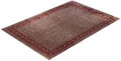 Overdyed Hand-Knotted Wool Modern-Contemporary Brown Area Rug 10' 1" x 14' 6"