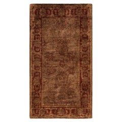 Overdyed Hand-Knotted Wool Modern-Contemporary Brown Area Rug 3' 0" x 5' 6"