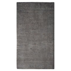 Overdyed Hand-Knotted Wool Modern-Contemporary Brown Area Rug 3' 1" x 5' 0"