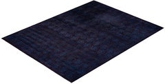 Overdyed Hand-Knotted Wool Modern-Contemporary Pink Area Rug 10' 2" x 14' 4"