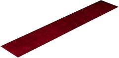 Overdyed Hand-Knotted Wool Modern-Contemporary Red Runner 2' 7" x 15' 1"