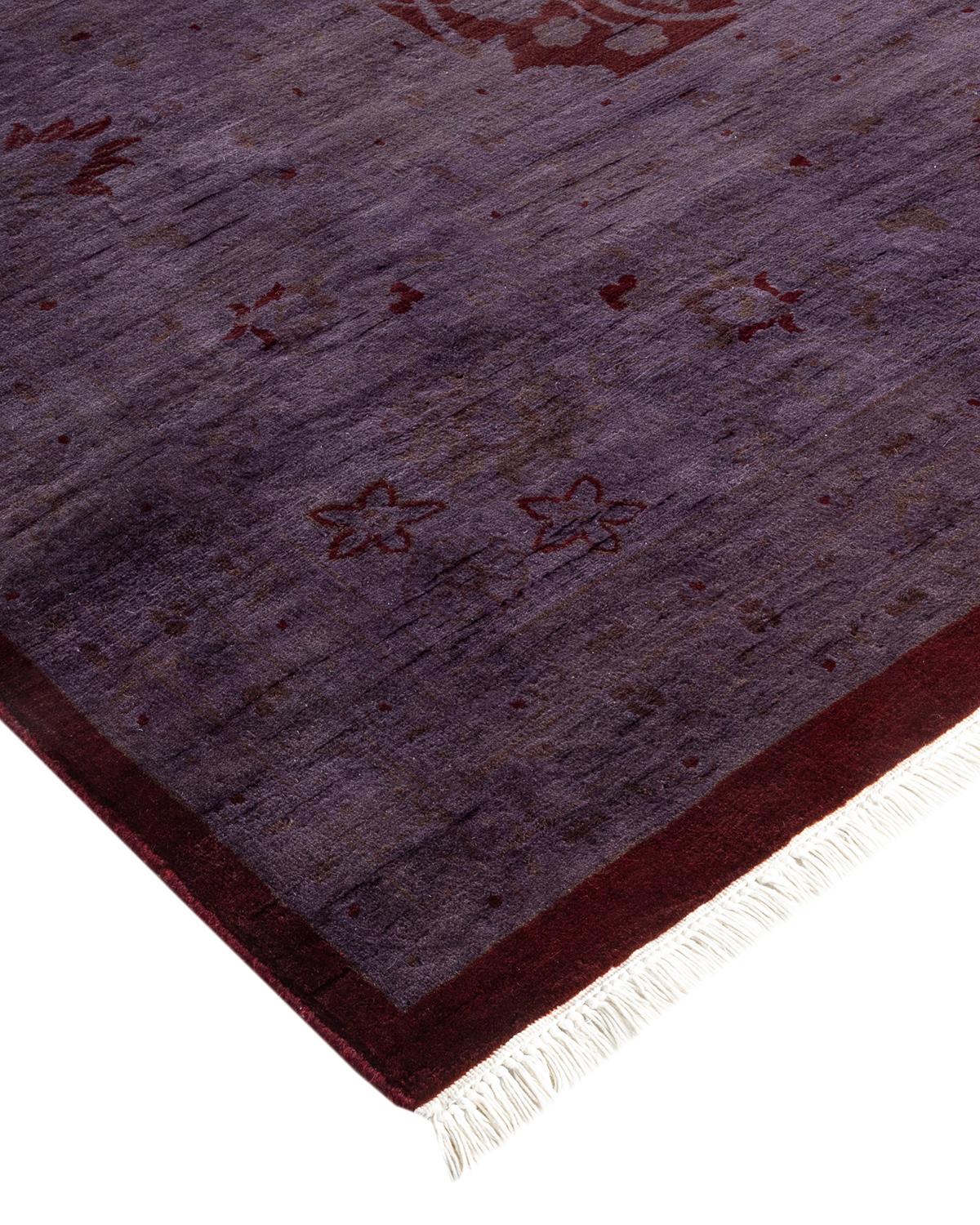 Vibrance rugs epitomize classic with a twist: traditional patterns overdyed in brilliant color. Each hand-knotted rug is washed in a 100% natural botanical dye that reveals hidden nuances in the designs. These are rugs that transcend trends, and