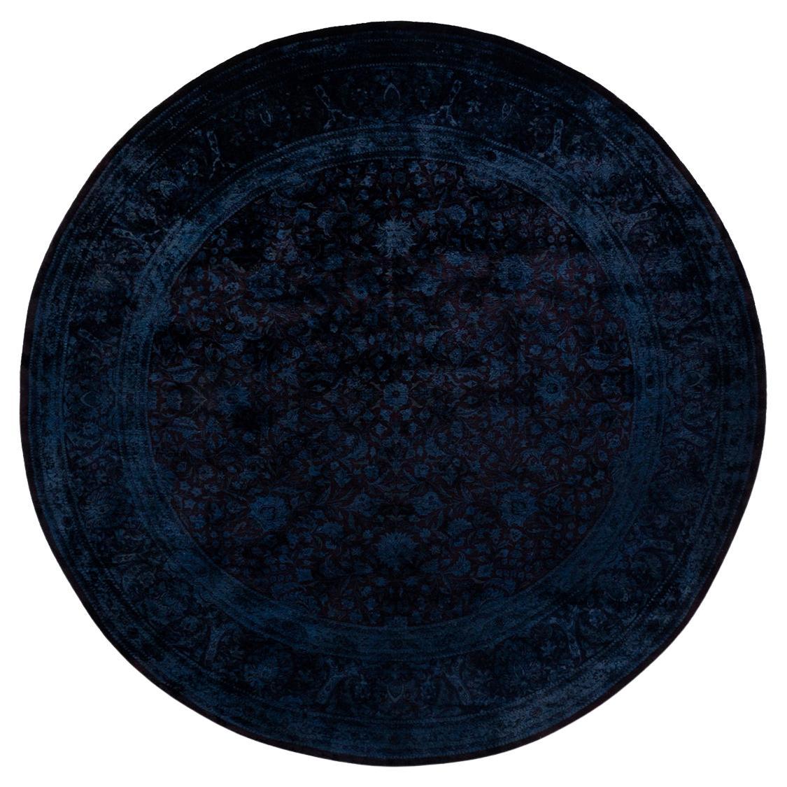 Fleur Red Hand-knotted Shape Rug by Knots Rugs For Sale at 1stDibs