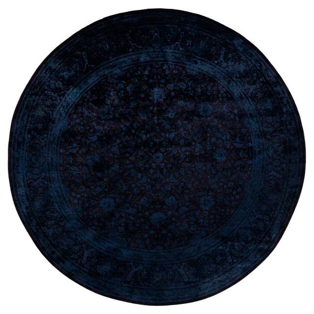 Fleur Red Hand-knotted Shape Rug by Knots Rugs For Sale at 1stDibs