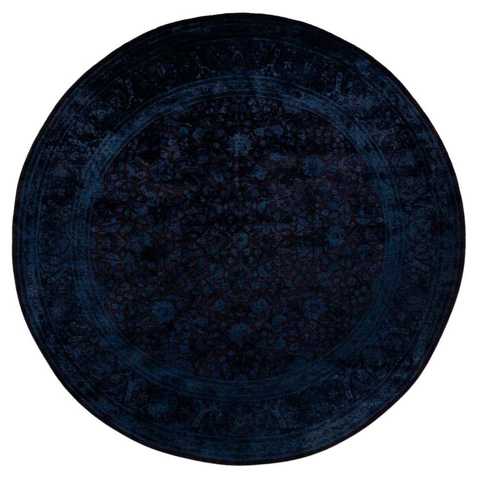 Fleur Red Hand-knotted Shape Rug by Knots Rugs For Sale at 1stDibs