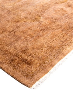 Tappeto da giardino Overdyed One of a-Kind Wool Beige 10' 3" x 13' 8"