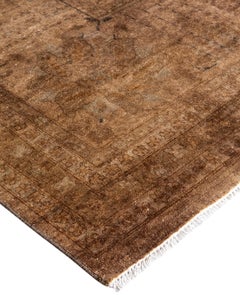 Tappeto da giardino Overdyed One-of-a-Kind Wool Beige 12' 1" x 18' 4"