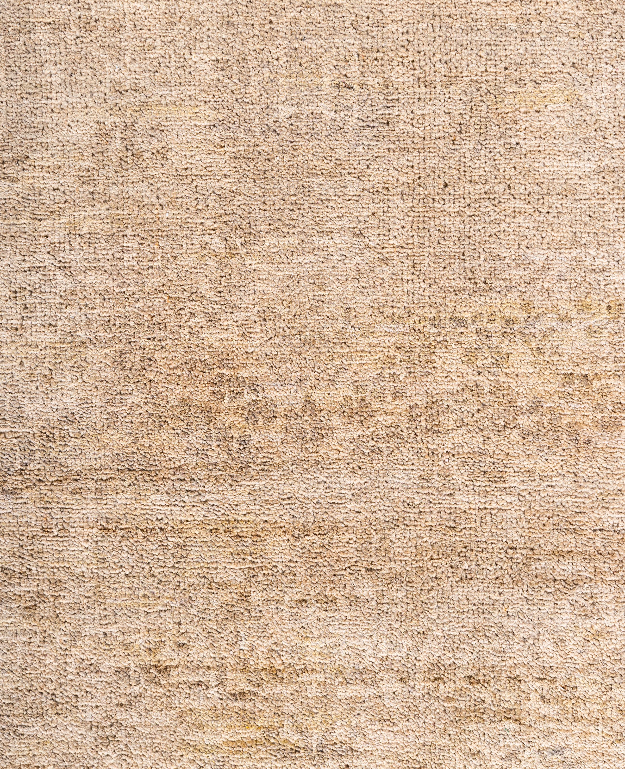 Pakistano Tappeto da giardino Overdyed One of a-Kind Wool Beige 6' 0