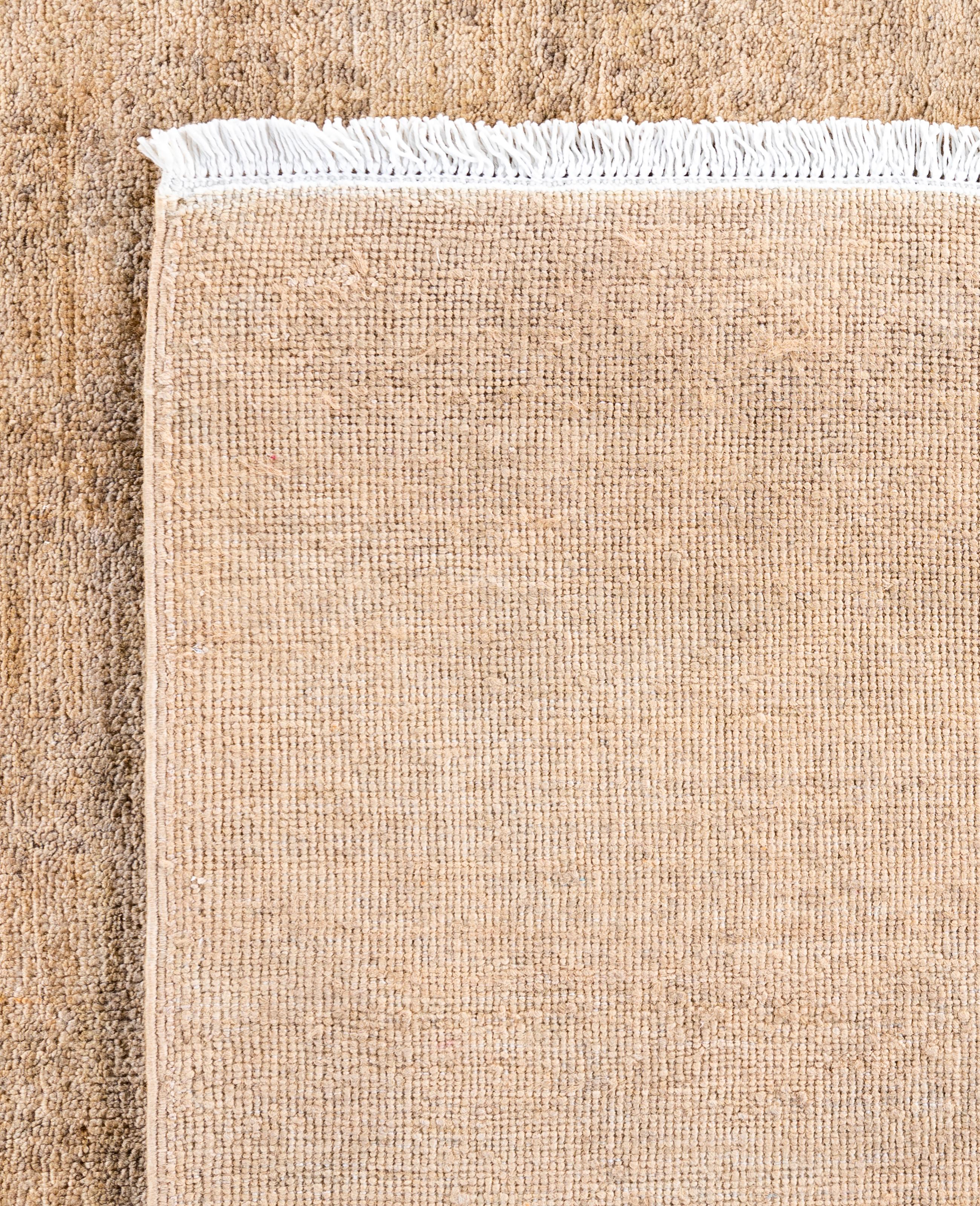 Tappeto da giardino Overdyed One of a-Kind Wool Beige 6' 0