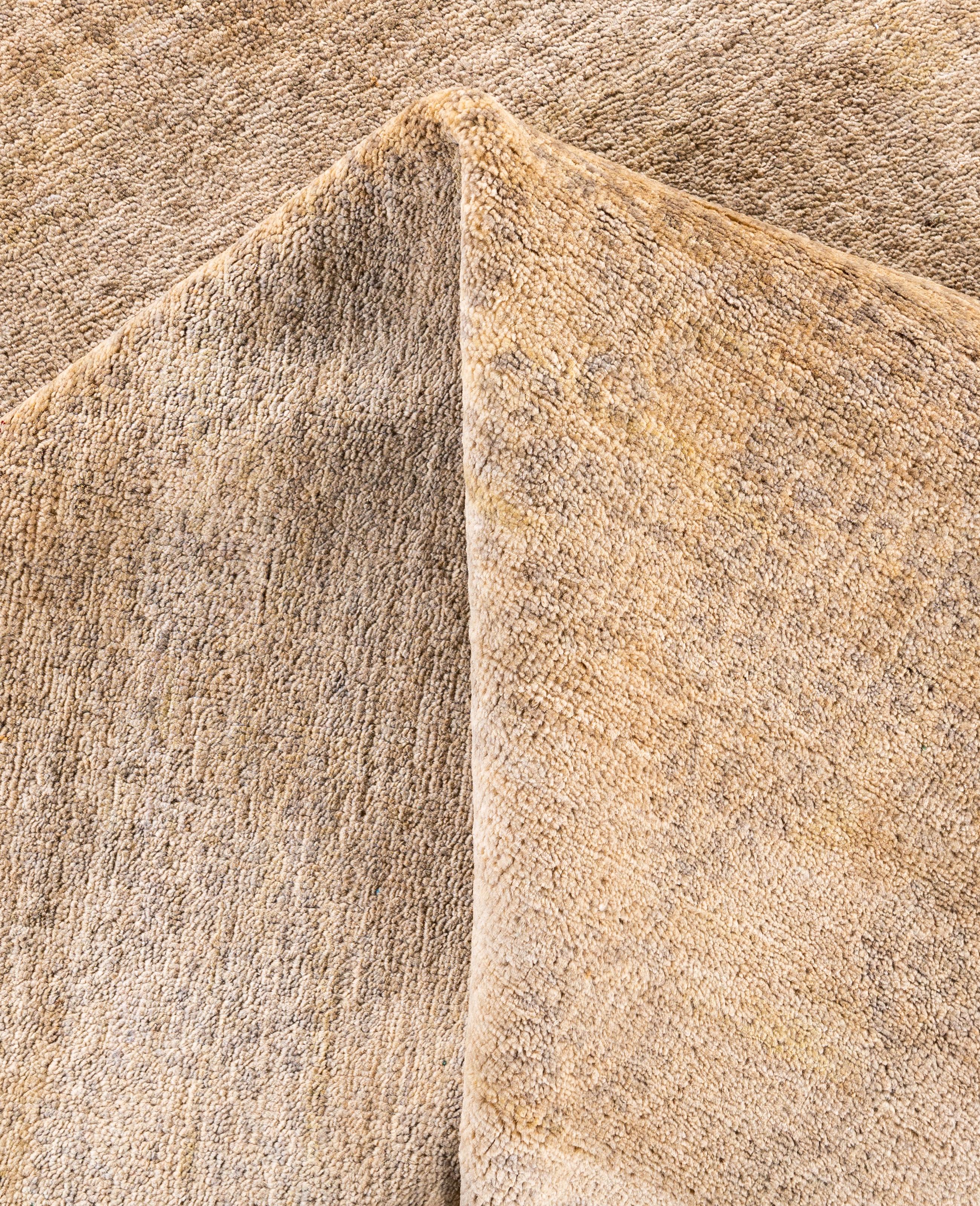 Lana Tappeto da giardino Overdyed One of a-Kind Wool Beige 6' 0