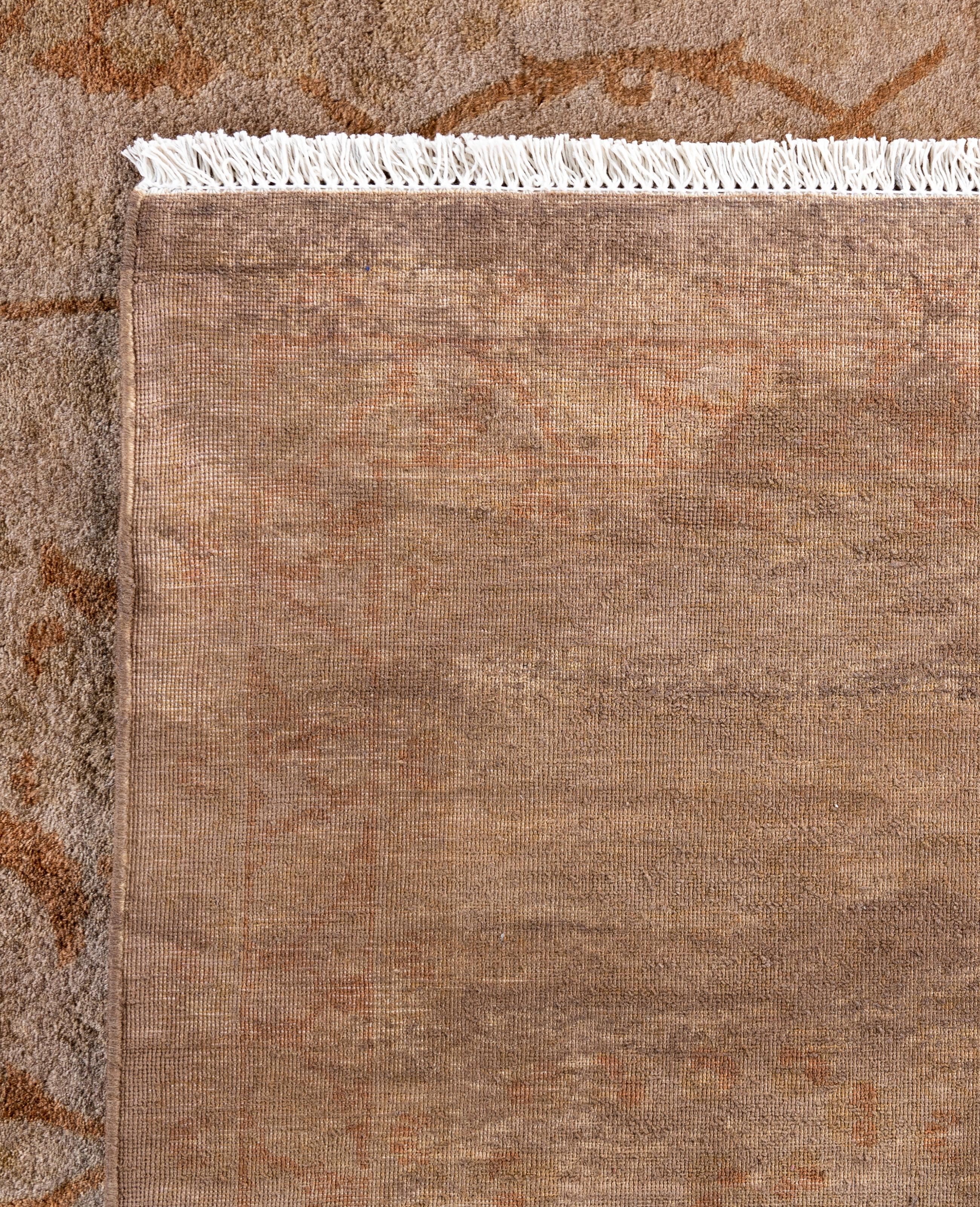Tappeto da giardino Overdyed One-of-a-Kind Wool Beige 6' 4