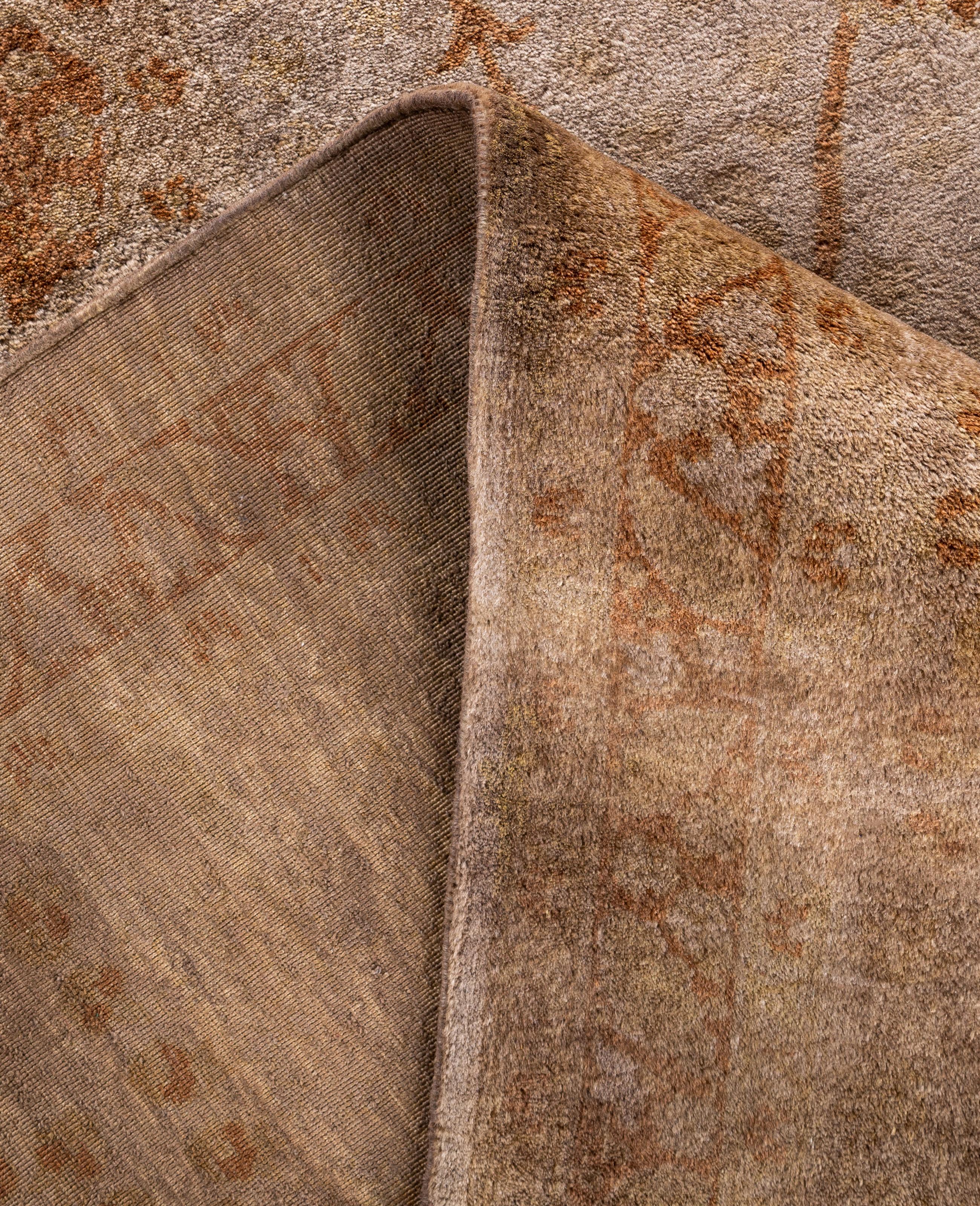 Lana Tappeto da giardino Overdyed One-of-a-Kind Wool Beige 6' 4