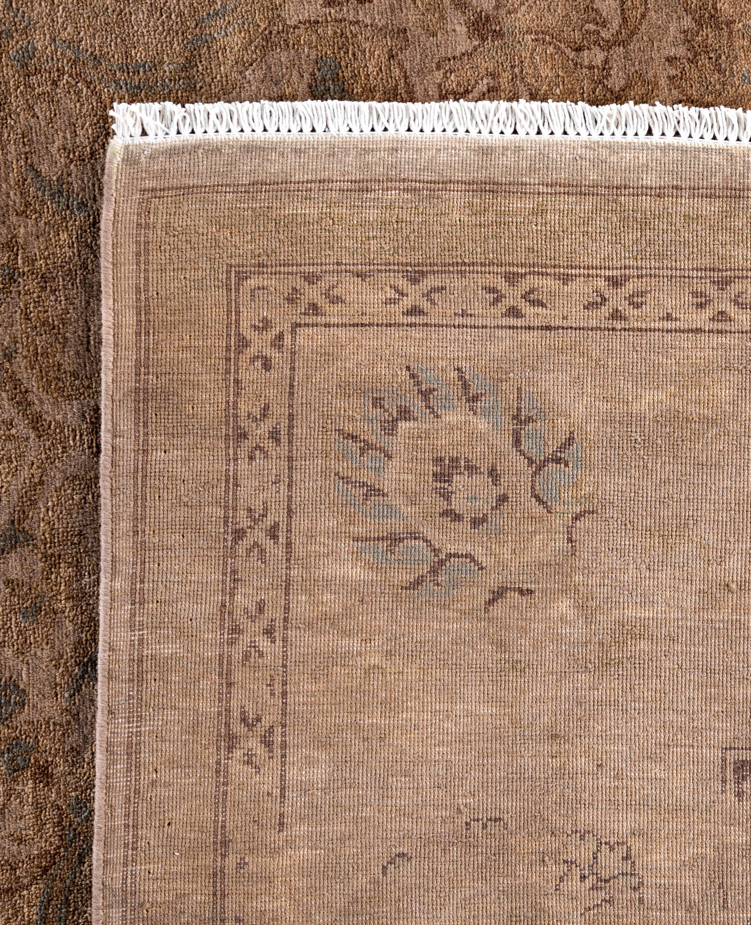 Tappeto da giardino Overdyed One of a-Kind Wool Beige 8' 1