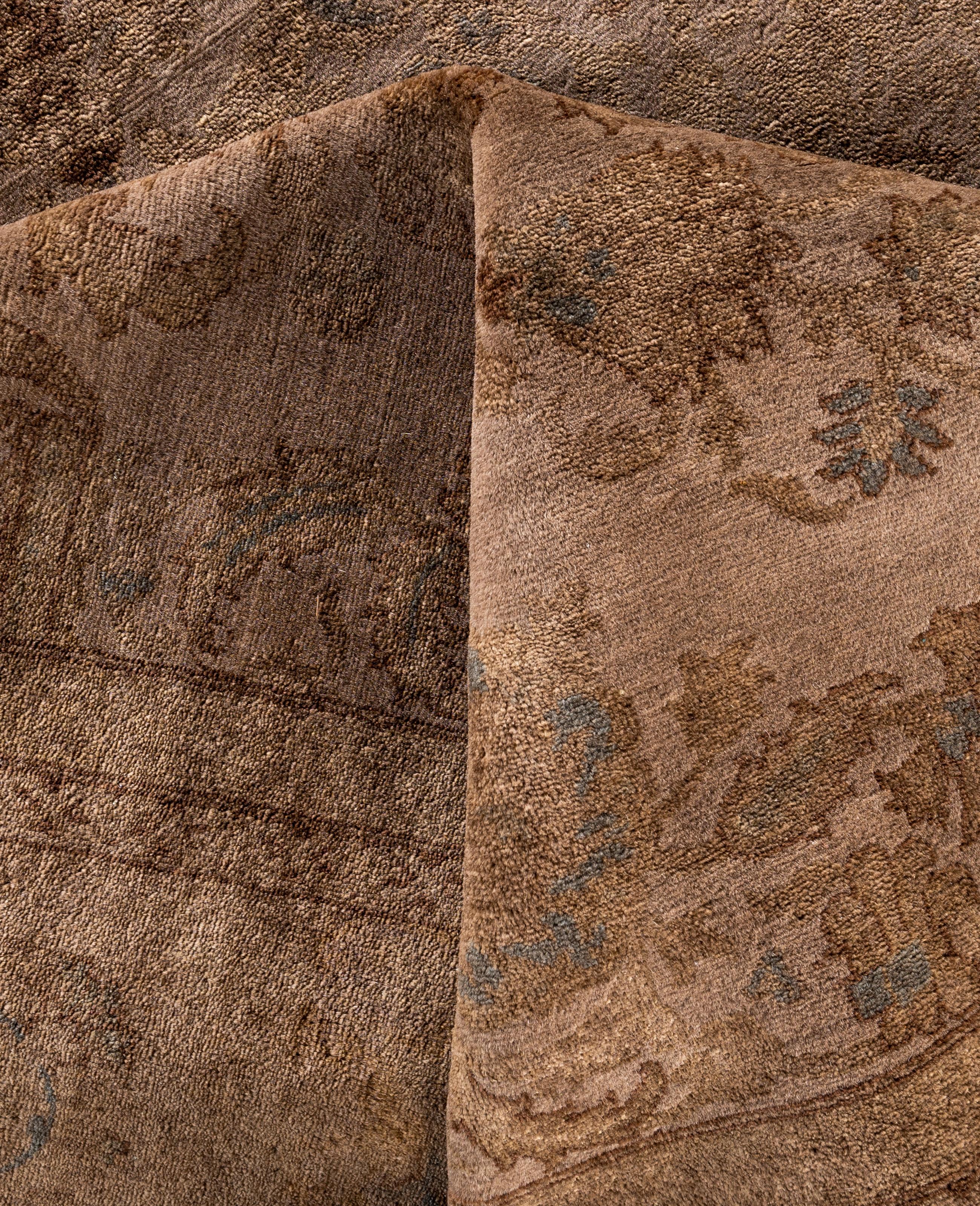 Lana Tappeto da giardino Overdyed One of a-Kind Wool Beige 8' 1
