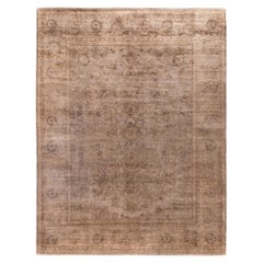 Tappeto da giardino Overdyed One of a-Kind Wool Beige 8' 1" x 10' 5"