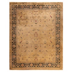 Alfombra de lana Overdyed Única Beige 8' 3" x 10' 5"