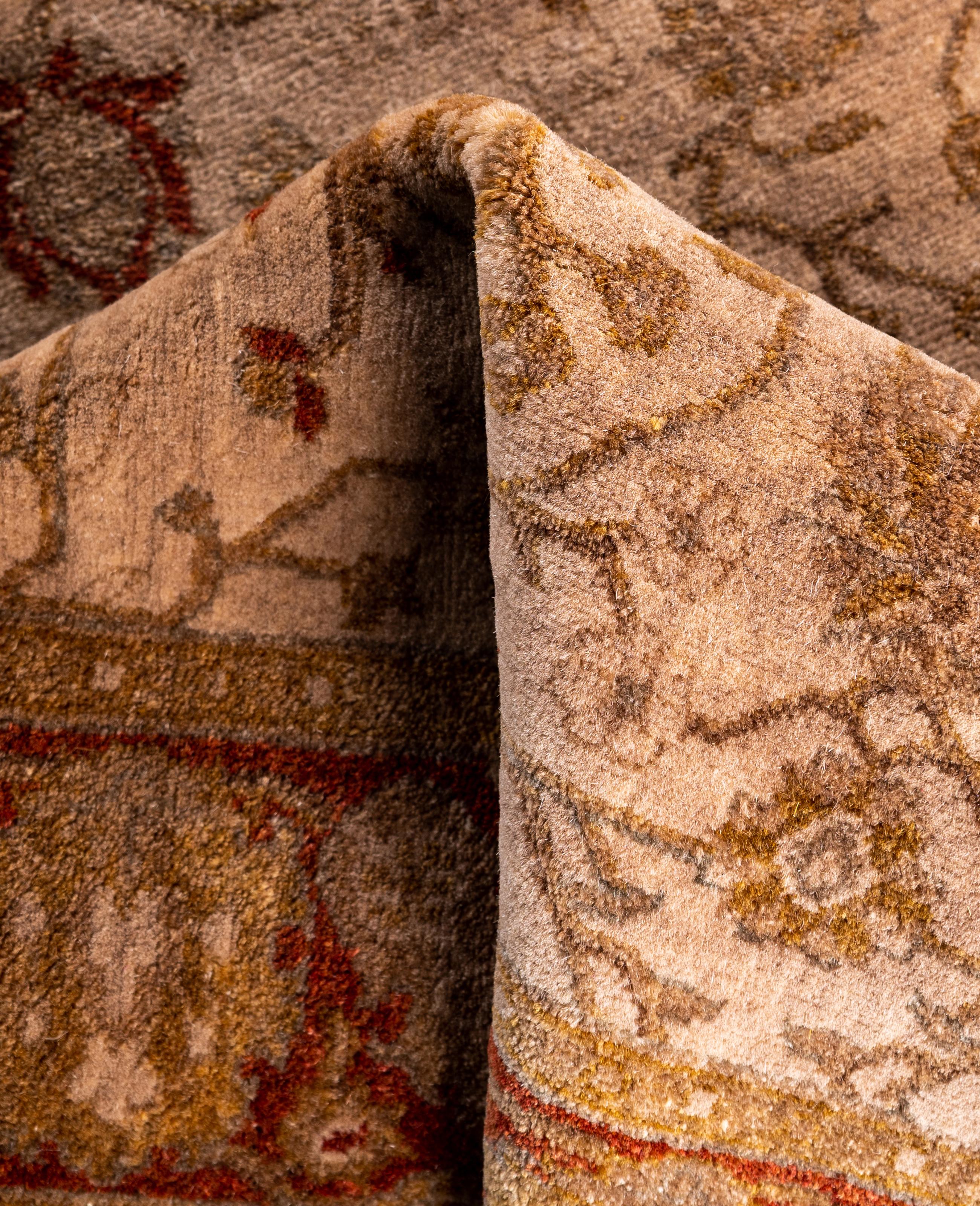 Lana Runner beige in lana tinto in capo unico 2' 7