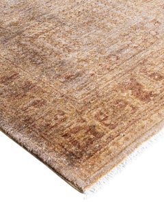 Alfombra de lana Overdyed One-of-a-Kind Beige 2' 7" x 7' 9"