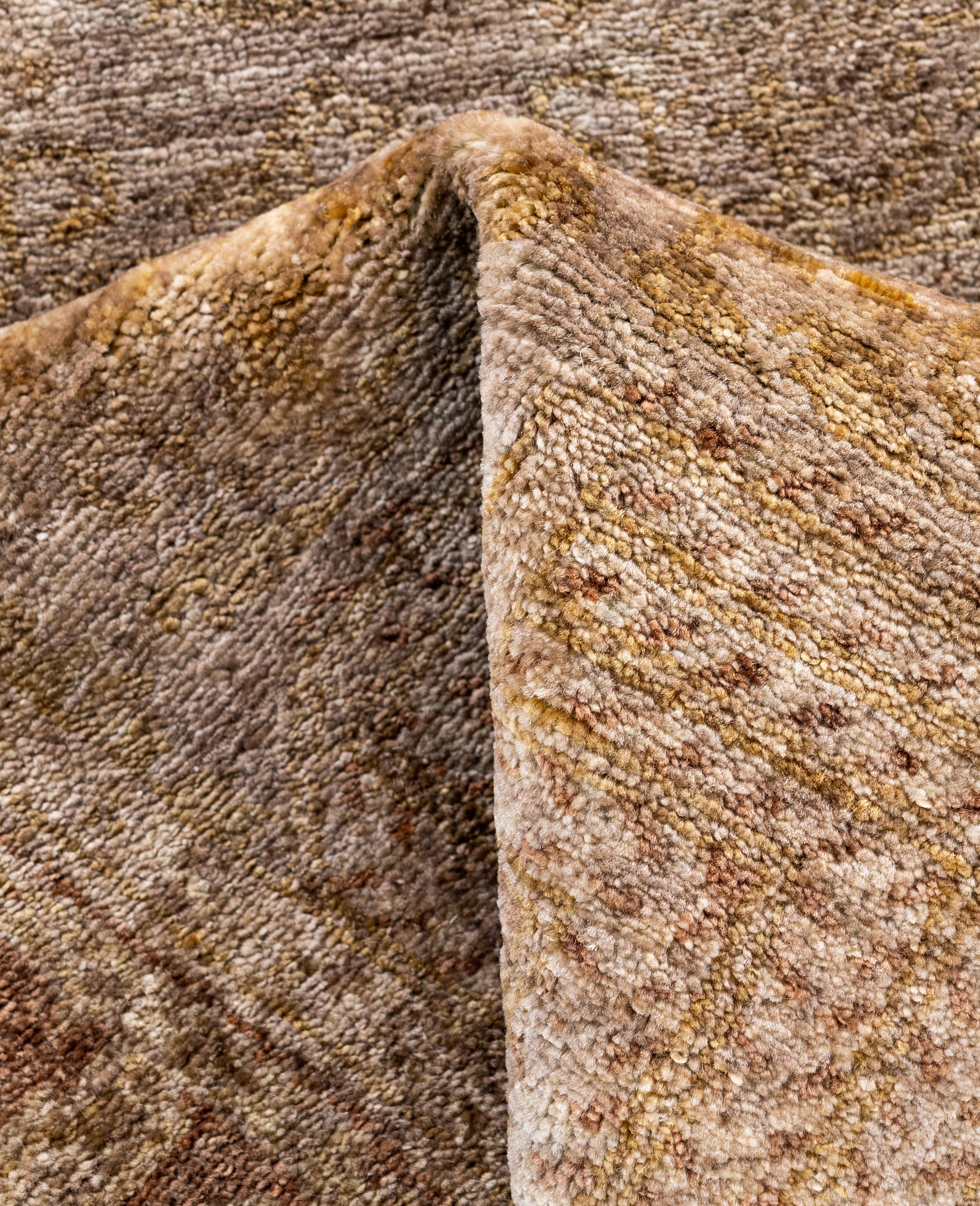 Lana Runner beige in lana tinta unita 2' 7