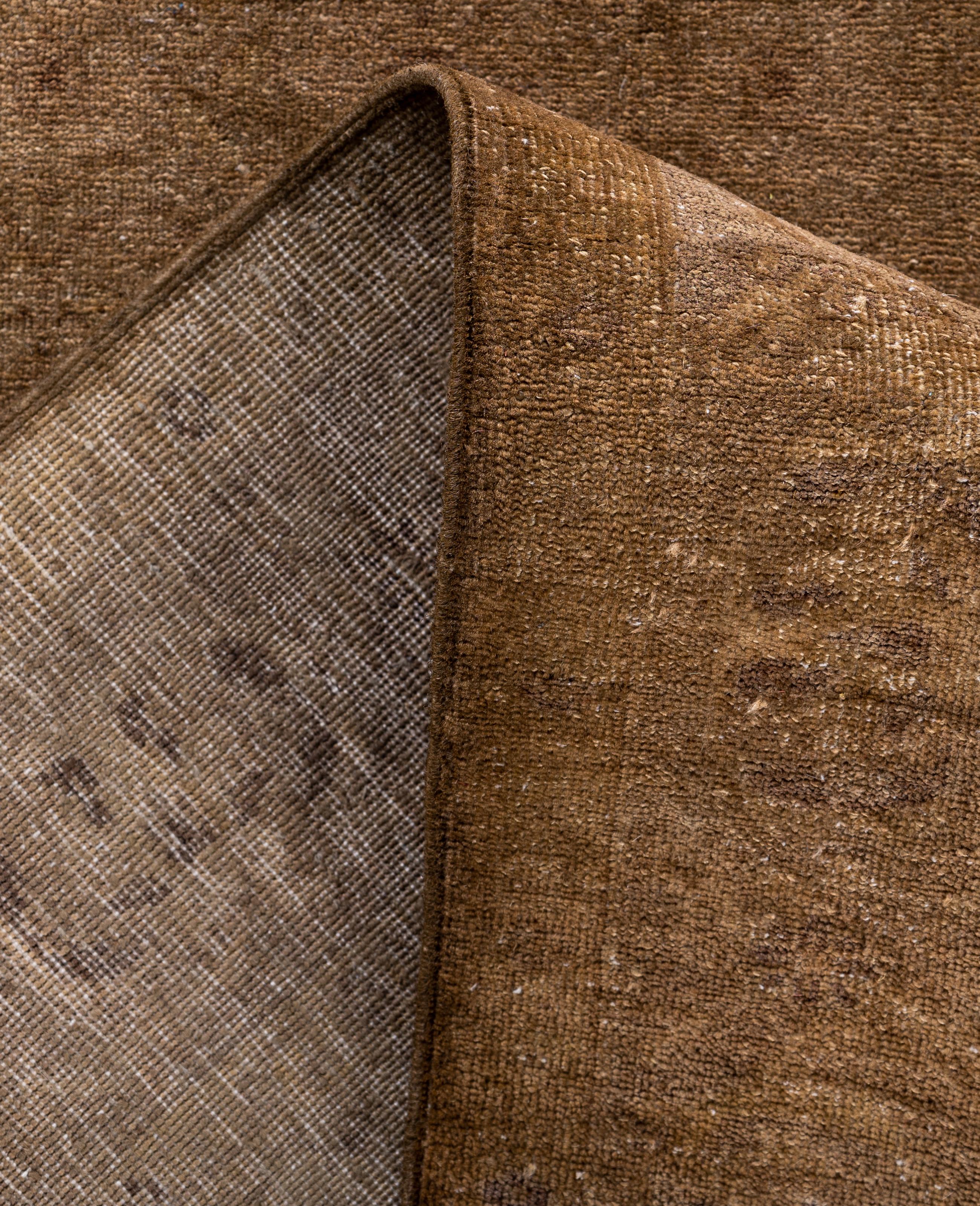 Alfombra de lana Overdyed One-of-a-Kind Beige 2' 8