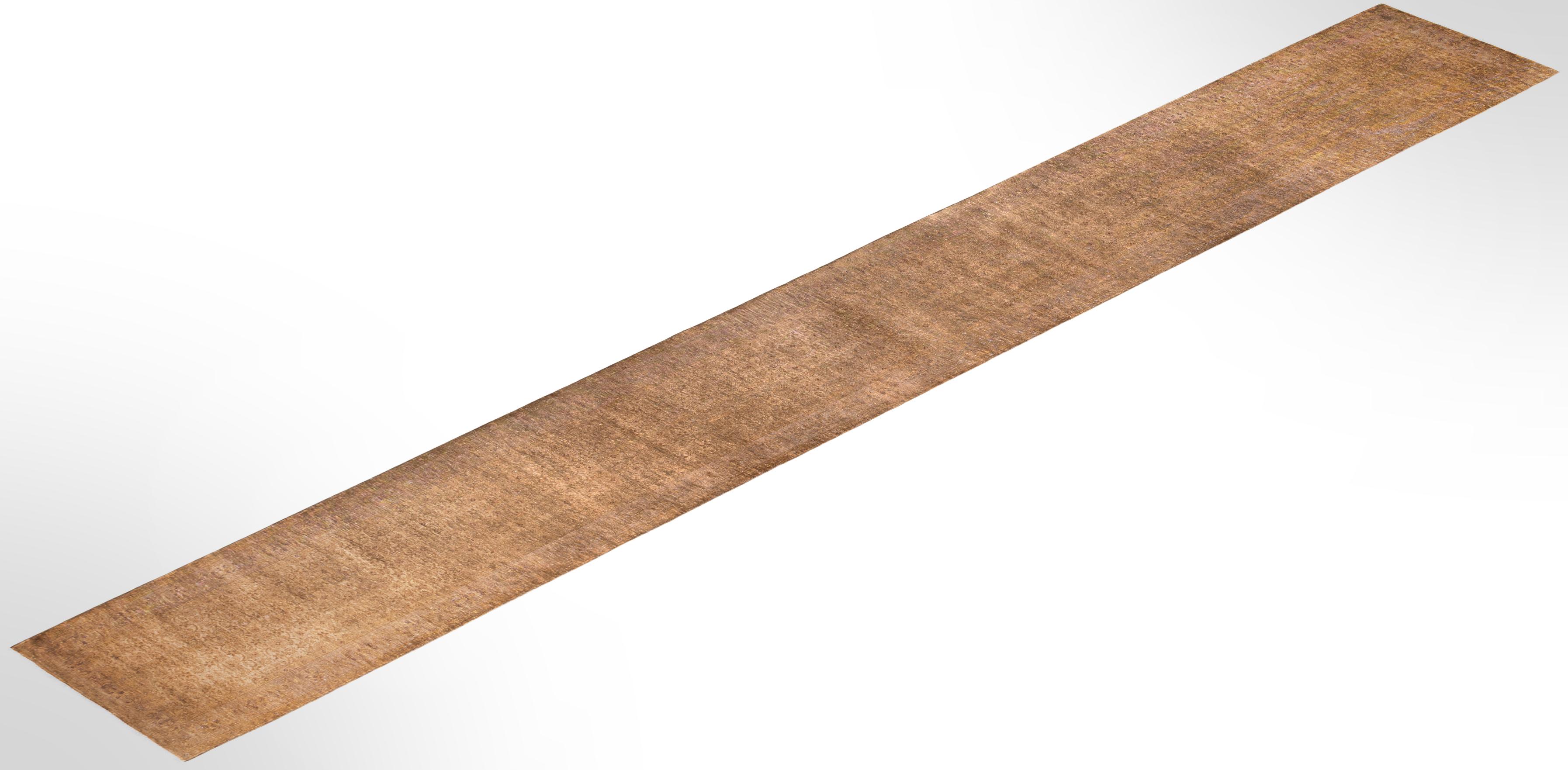 Alfombra de lana Overdyed One-of-a-Kind Beige 2' 8