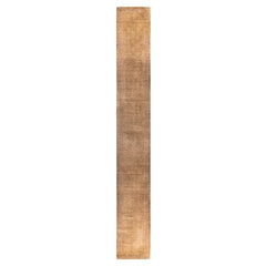 Alfombra de lana Overdyed One-of-a-Kind Beige 2' 8" x 21' 4"