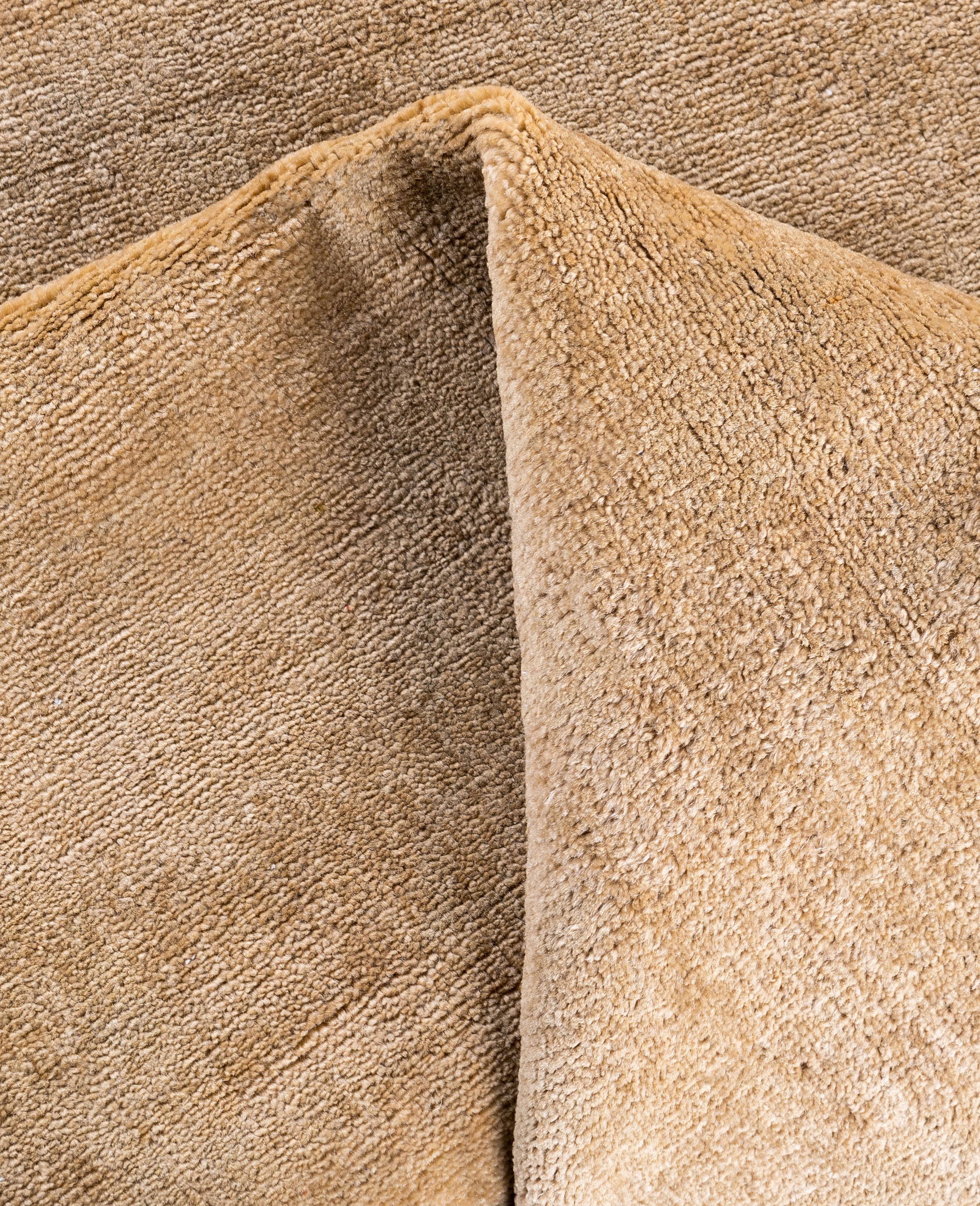 Lana Runner beige in lana tinta unita 2' 8