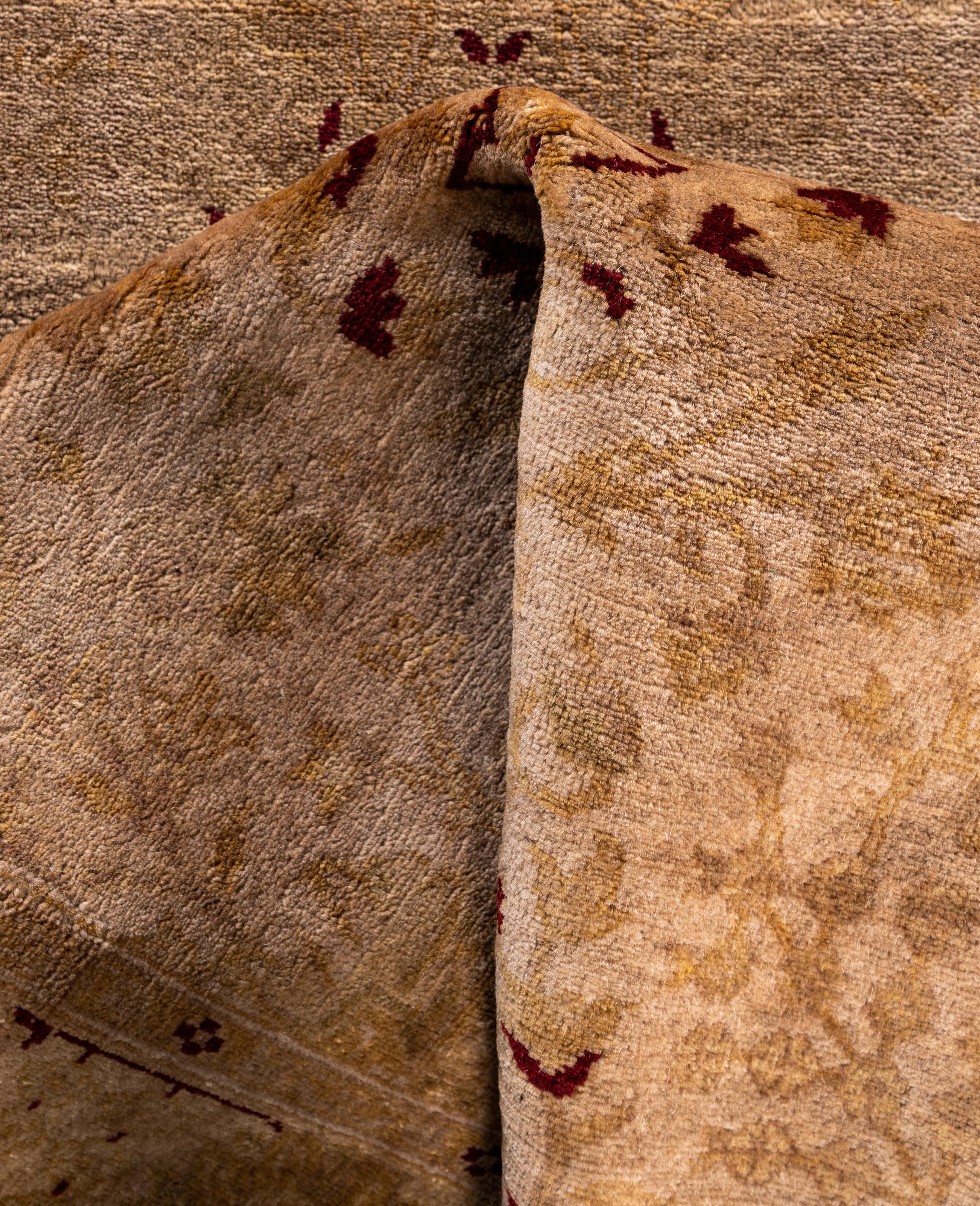 Lana Runner beige in lana tinto in capo unico 3' 0
