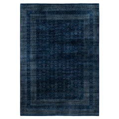 Tappeto nero Overdyed One-of-a-Kind Wool 10' 0" x 14' 2"