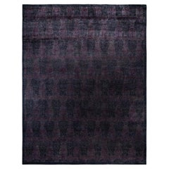 Tappeto nero Overdyed One-of-a-Kind Wool 12' 1" x 15' 3"