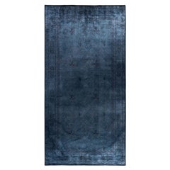 Alfombra de lana Overdyed Azul Única 9' 1" x 17' 9"