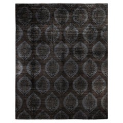 Overdyed One-of-a-Kind Wool Brown Area Rug 11' 9" x 14' 5"