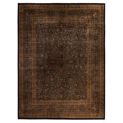 Alfombra de lana Overdyed One-of-a-Kind Dorada 12' 2" x 15' 9"