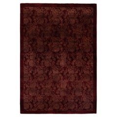 Overdyed Einzigartige Wolle Gold Bereich Teppich 4' 2" x 5' 10"