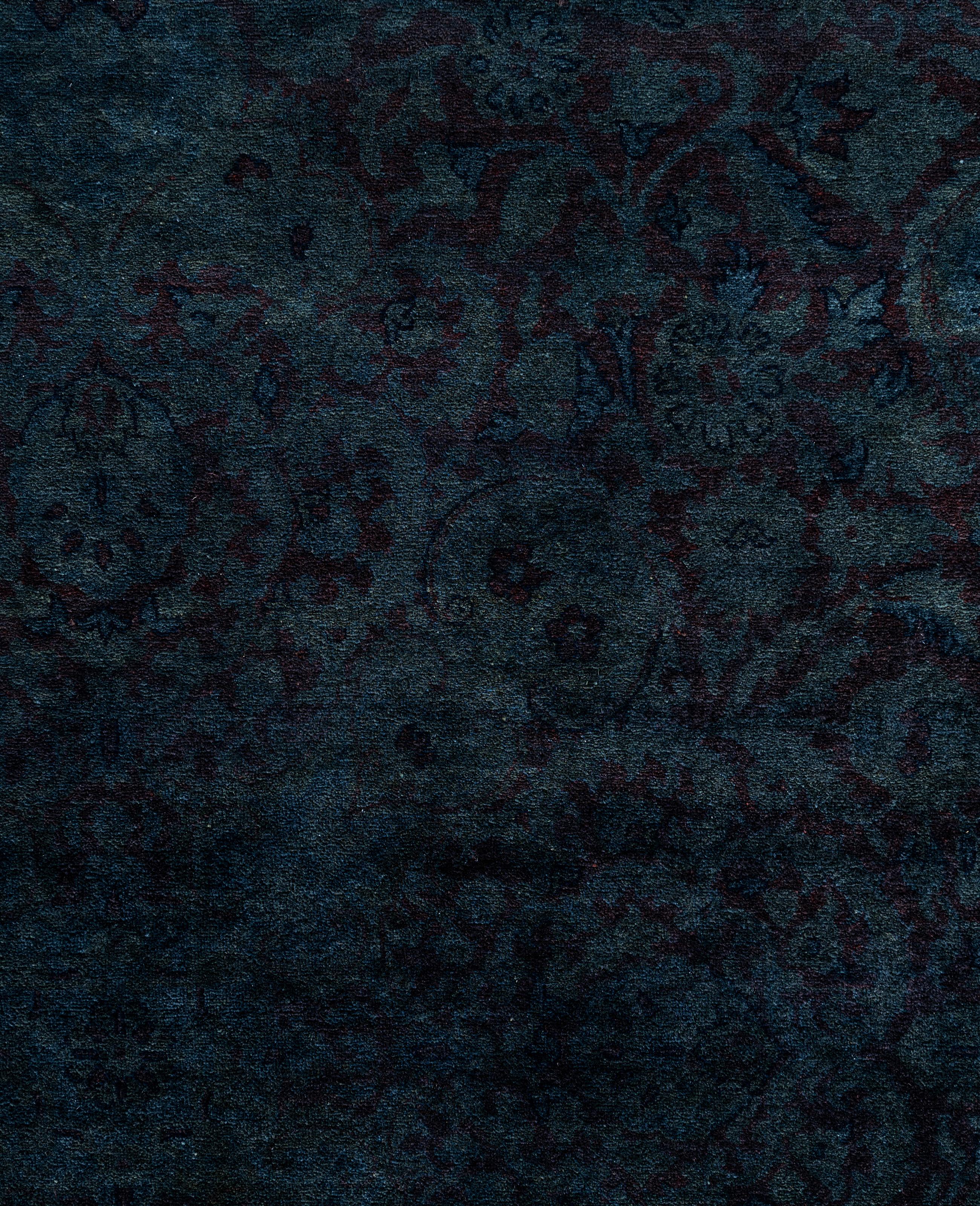 Pakistanais Tapis de sol en laine Overdyed One-of-a-Kind Gray 6' 3