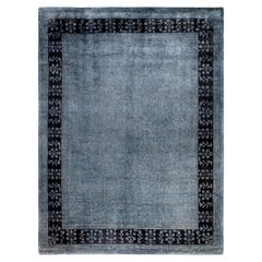 Tappeto Overdyed One-of-a-Kind Wool Gray Area Rug 9' 1" x 12' 3"