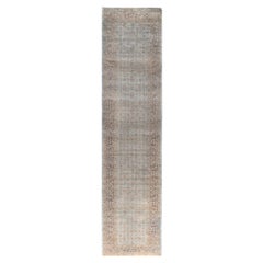 Alfombra de lana Overdyed One-of-a-Kind Gris 2' 8" x 11' 3"